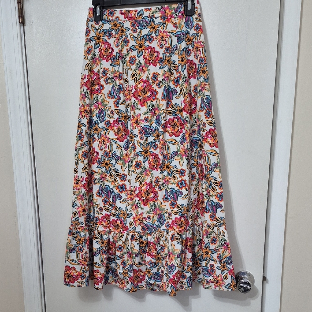 RACHEL Rachel Roy Floral A-Line Skirt - Multicolor